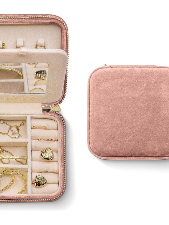Jewelry - Plush Velvet Travel Jewellery Box Organizer | Travel Jewellery Organizer Box, Tr